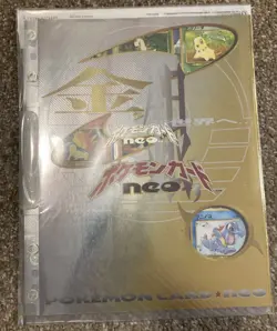 Pokemon 1999 Japanese Neo Genesis Premium File 1 Factory Sealed New! - Image 1
