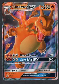 Pokemon Charizard GX SM Promos #SM211 NM - Image 1