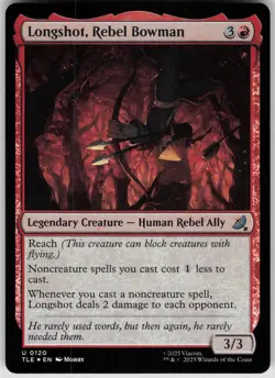 MTG Longshot, Rebel Bowman Foil NM Avatar: The Last Airbender: Eternal-Legal Mag - Image 1