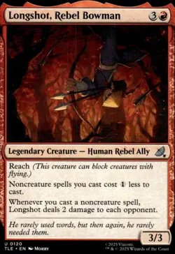 Longshot, Rebel Bowman U Avatar: The Last Airbender: Eternal-Legal 120 NM - Image 1