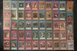 53x Yu-Gi-Oh OLDSCHOOL & REPRINT HOLO SAMMLUNG LOT ULTRA & SUPER RARE PACK FRESH - Image 1