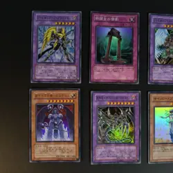 Lot 6 Cartes Yu-Gi-Oh! Ultra/Super Rare (dont Elemental HERO) Japonaises - Image 2