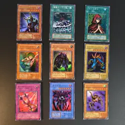 Lot 9 Cartes Yu-Gi-Oh! Retro (NO REPRINT) Old Layout Ultra/Super Rare Japonaises - Image 1