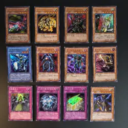 Lot 12 Cartes Yu-Gi-Oh! Retro Secrete/Ultra/Super Rare Japonaises - Image 1