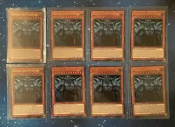 8x Yu-Gi-Oh! OBELISK DER PEINIGER 1ST Ultra Rare EGO1-DE001 Egyptian God NM LOT - Image 1