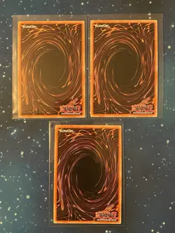 3x Yu-Gi-Oh! SLIFER THE SKY DRAGON EGS1-EN001 Ultra Rare Egyptian God NM LOT - Image 2