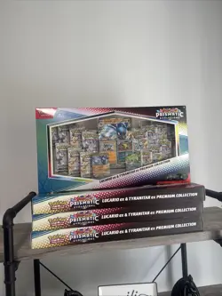 Pokemon Prismatic Lucario Ex Tyranitar Ex Premium Collection Sams Club SEALED NM - Image 1