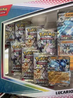 Pokemon Prismatic Lucario Ex Tyranitar Ex Premium Collection Sams Club SEALED NM - Image 4