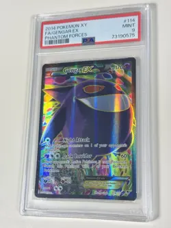 Gengar EX #114 PSA 9 MINT Full Art 2014 XY Pokemon Phantom Forces very low pop - Image 2
