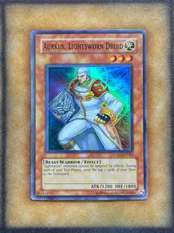 Yugioh Aurkus, Lightsworn Druid LODT-EN081 Super Rare NM - Image 1