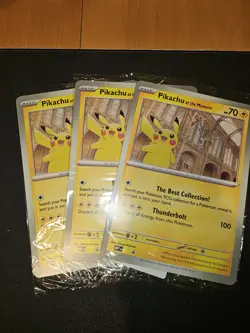 Pokemon TCG Pikachu At The Museum Jumbo Pokemon Card - - Image 1