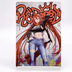 Red Hood NIKKE The Goddess of Victory Metallic Pass Collection Ver.2 Cards Holo - Image 1