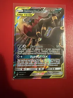 Umbreon& Darkrai GX 125/236 Unified Minds Ultra Rare Tag Team Pokemon Card - Image 1