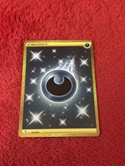 Darkness Energy (Secret) 236/203 SWSH07: Evolving Skies Holo Pokemon Card Nm - Image 1