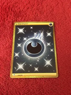 Darkness Energy (Secret) 236/203 SWSH07: Evolving Skies Holo Pokemon Card Nm - Image 5