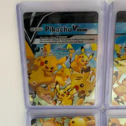 Pikachu V-UNION - SWSH Promos #SWSH139-142 Promo Holo 4-Card Full Set • ENG • NM - Image 2