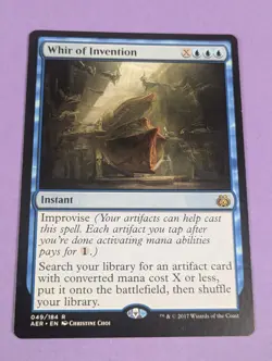 MTG Magic: Aether Revolt: Whir of Invention #049/184 Rare - NM - Image 1
