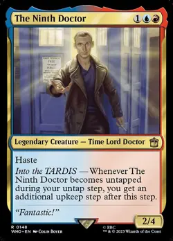 1x The Ninth Doctor - Foil NM Eng MTG - Doctor Who - Image 1