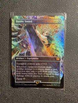 Buster Sword (Showcase Foil) Final Fantasy MTG - Image 2