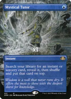 MTG Dominaria Remastered DMR Mystical Tutor LP - MINT (SELECT) - Image 3