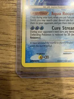 Pokemon TCG Suicune Secret Wonders 19/132 Cracked Ice Holo Rare - Image 2