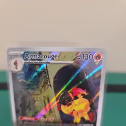 Pokemon 2023 Armarouge Illustration Rare Scarlet & Violet Base Set Holo 203/198 - Image 4