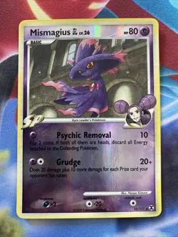 Pokemon Rising Rivals - Mismagius GL LV.26 Reverse Holo 10/111 LP/NM - Image 1