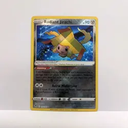 Pokemon Radiant Jirachi 120/195 Sword & Shield Silver Tempest Radiant Holo - Image 1