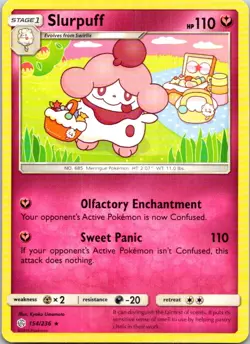 Slurpuff #154/236 Pokemon SM - Cosmic Eclipse Near Mint or Better - Image 1