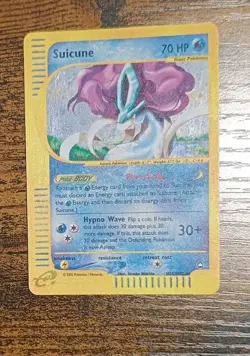 Pokemon Suicune Aquapolis H25/H32 - Holo Rare - Moderately played - Image 1