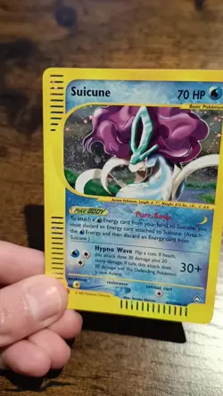 Pokemon Suicune Aquapolis H25/H32 - Holo Rare - Moderately played - Image 2
