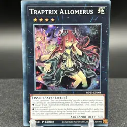 Traptrix Allomerus MP21-E068 MISCUT 1st Super Rare Yugioh Card #A - Image 1