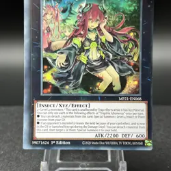 Traptrix Allomerus MP21-E068 MISCUT 1st Super Rare Yugioh Card #A - Image 2