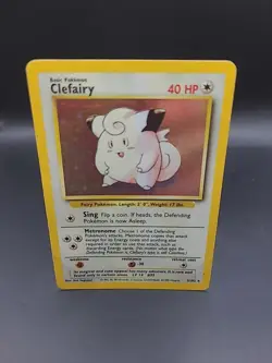 Clefairy 5/102 Holo Rare Base Set WOTC Pokemon Card 1999-2000 HP - Image 1
