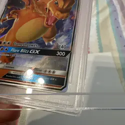 2019 PM SM Black Star Charizard GX Promo Card Hidden Fates Tin #SM211 PSA 10 - Image 2