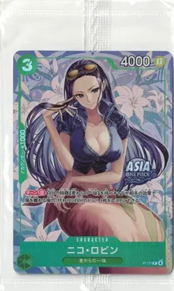 Nico Robin P-111A P Sealed Mini-tin Pack Set vol.2 One Piece CCG ASIA Japanese - Image 1