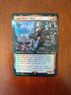 Vaan, Street Thief (Extended Art FOIL) R 0467 Final Fantasy MTG - Image 1