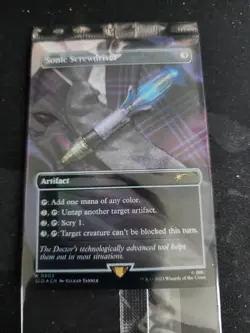 MTG - Secret Lair Sonic Screwdriver- *Foil* - Doctor Wwho - NM Sealed - Image 1