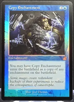 Copy Enchantment #312 Ravnica Remastered Retro Frame Foil Rare - Image 1