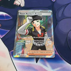 Team Rocket's Proton 227/182 Supporter DESTINED RIVALS Near Mint Pokemon Card - Image 1