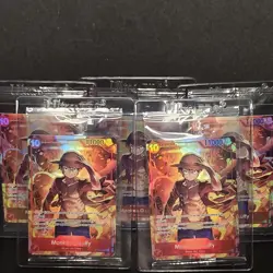 Set Of 5 Sealed Promo One Piece Card Treasure Booster Monkey.D.Luffy ST10-006 - Image 1