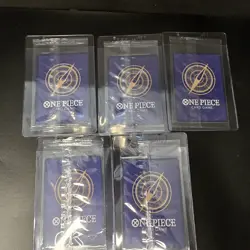 Set Of 5 Sealed Promo One Piece Card Treasure Booster Monkey.D.Luffy ST10-006 - Image 3