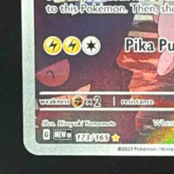 2023 Pokemon Gaming SV 151 - MEW EN Pikachu #173/165 - Image 4