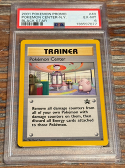2001 Pokemon Promo Black Star 40 Pokemon Center-N.Y. PSA 6 EX-MT Free Shipping - Image 3