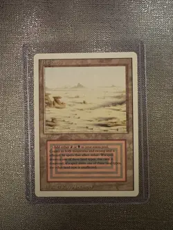 Badlands - NM - Revised Edition - MTG - Clean, Never played - Image 1