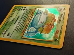 Pokemon TCG Venusaur Base Set Holo Unlimited Rare Card 15/102 HP - Image 3