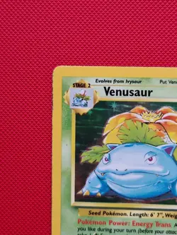Pokemon TCG Venusaur Base Set Holo Unlimited Rare Card 15/102 1999 WOTC - Image 3