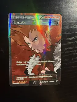 Pokemon TCG Lysandre Flashfire Holo Full Art Ultra Rare Card 104/106 - Image 1