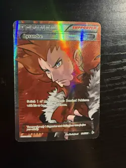 Pokemon TCG Lysandre Flashfire Holo Full Art Ultra Rare Card 104/106 - Image 3