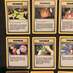 Vintage Pokemon Card Lot (18) - Trainer & Energy - Base Set & Gym Heroes - WotC - Image 3